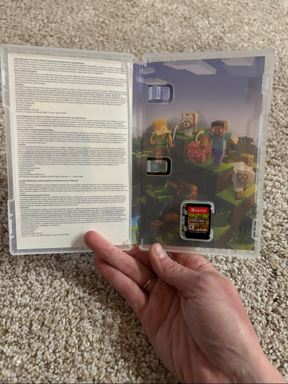 Nintendo Minecraft - Nintendo Switch (Green/Blue Cover) - Picture 3 of 3